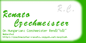 renato czechmeister business card